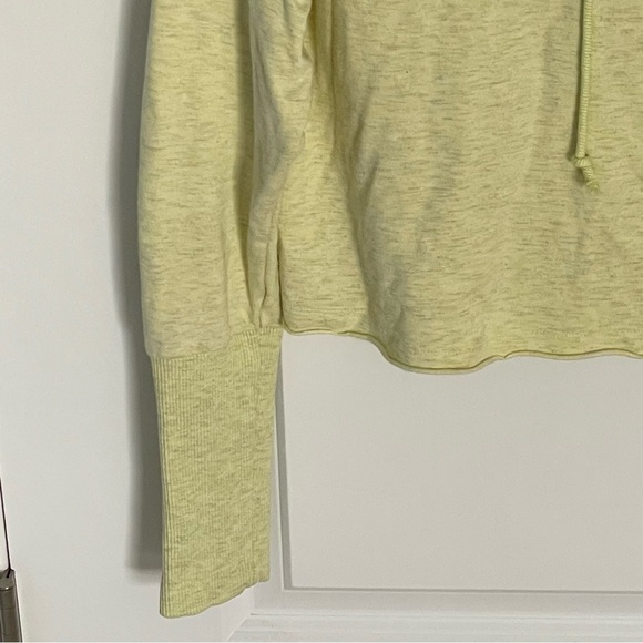 Nike Dri-Fit Lemon Yellow Cropped Training Hoodie - 47234 - Picture 6 of 13